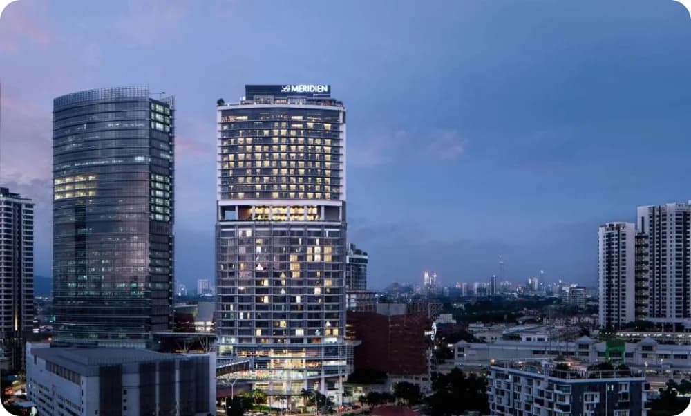 Le Meridien Petaling Jaya at dusk